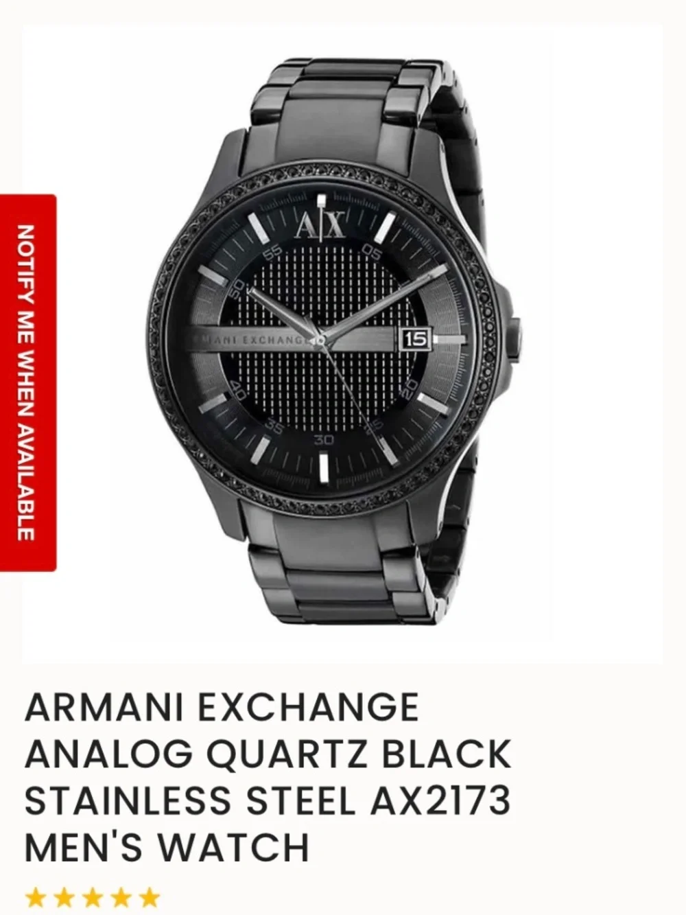 Armani Exchange absolutely stylish